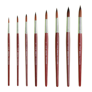 马利牌尼龙水彩画笔水彩笔勾线笔丙烯油画水彩水粉画笔8种规格可选水彩颜料美术绘画笔套装初学者手绘笔