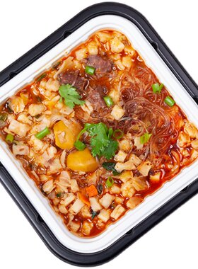 刘一泡自热款牛羊肉泡馍方便速食