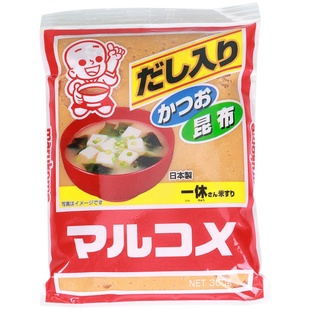 日本进口味增酱丸米一休味噌酱日式白豆腐黄豆酱高汤裙带菜味增汤