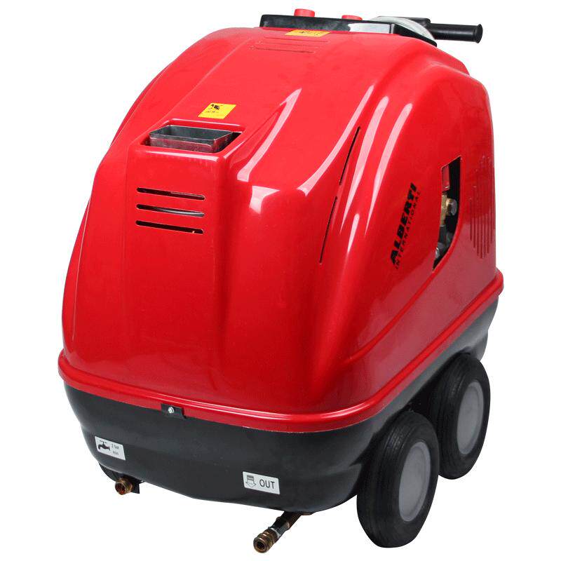 进口熊猫工业冷热水高压清洗机柴油洗车机养殖场杀菌消毒厨房高温