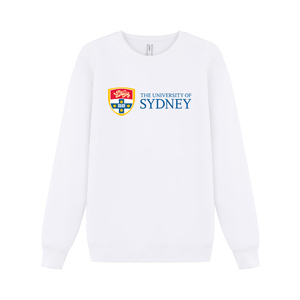 Sydney悉尼大学校服卫衣圆领套头秋冬季青少年加绒加厚情侣外套潮