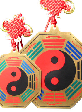 合金铜彩绘挂件居家中国结