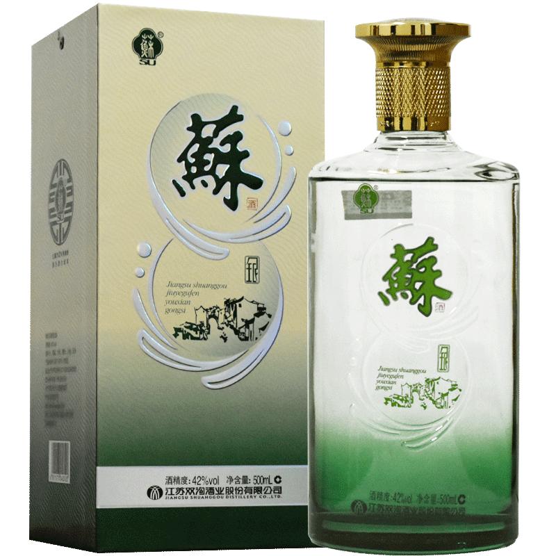双沟苏酒银苏42度500ml*2/6瓶浓香型白酒粮食酒宴请送礼收藏