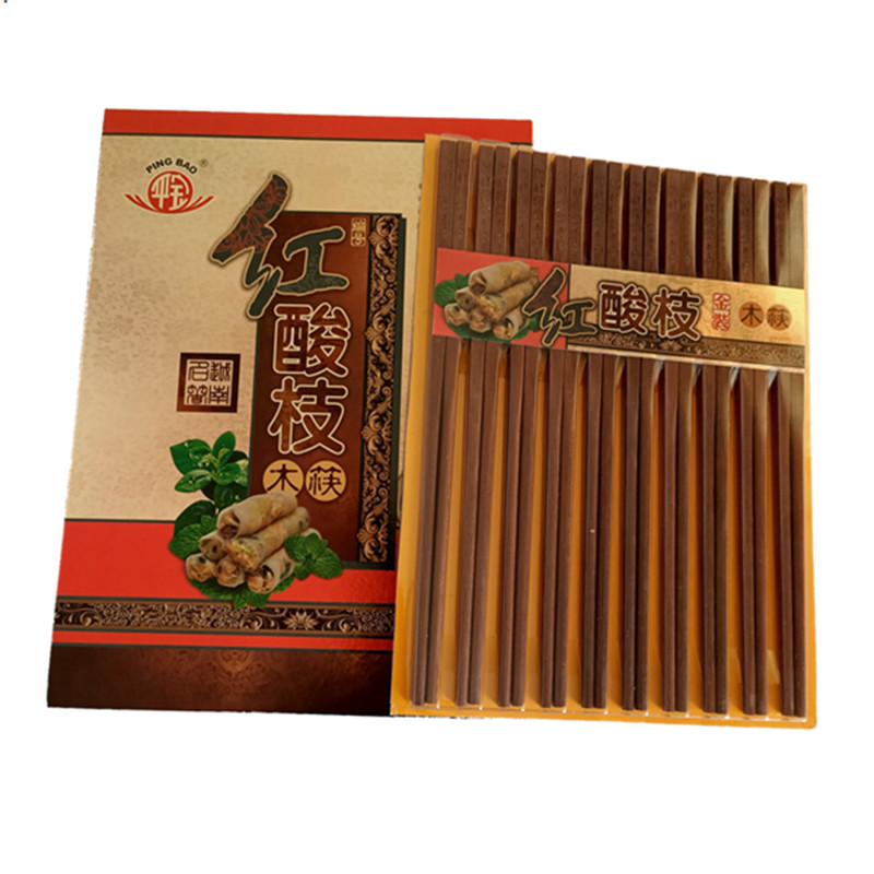 越南无蜡防霉耐高温10双红木筷子