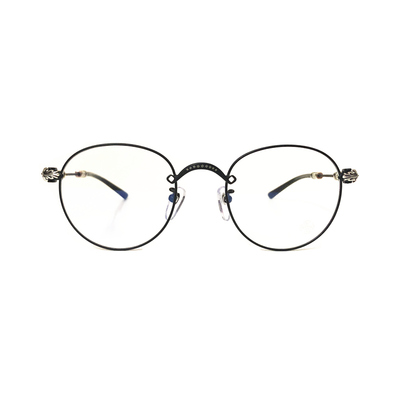 金丝边圆框眼镜架肖战同款防蓝光