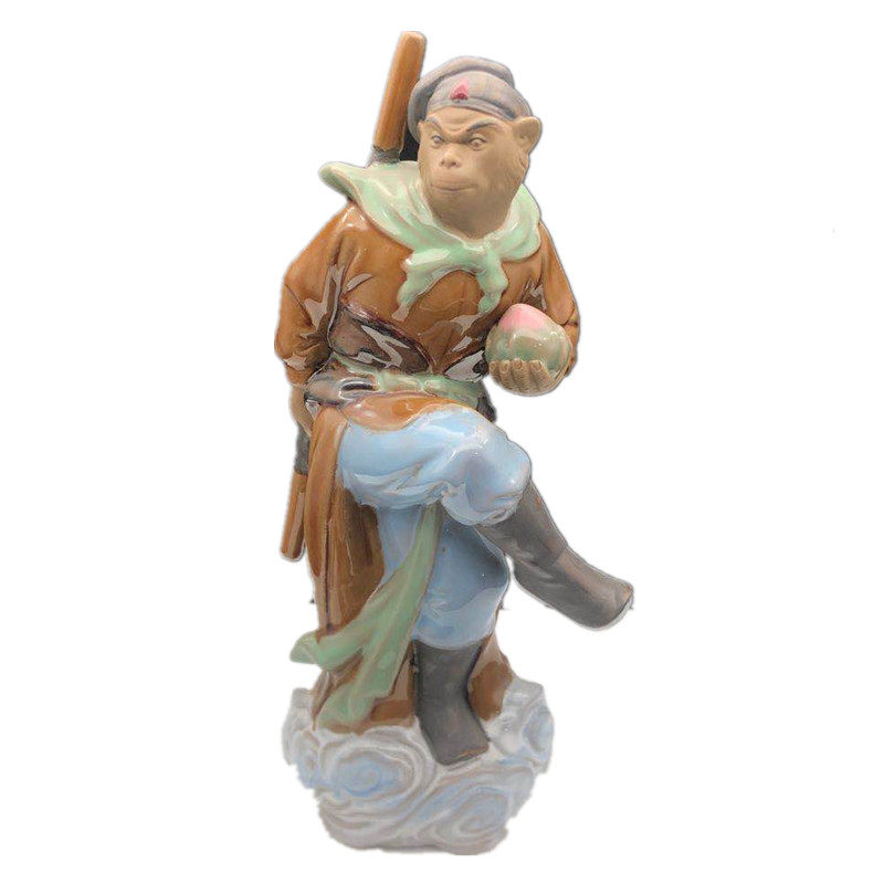 猴子齐天大圣石湾公仔神像工艺品