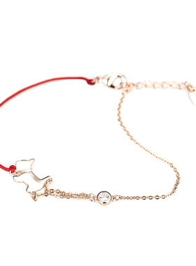 红绳学生手链情侣本命年时尚饰品