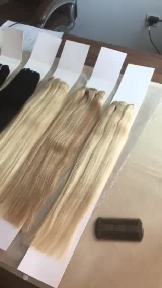 Unprocessed Bright Orange Virgin Brazilian Hair Weaving Wholesale
