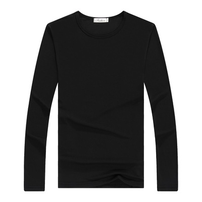 秋衣内搭修身潮流白色长袖t恤