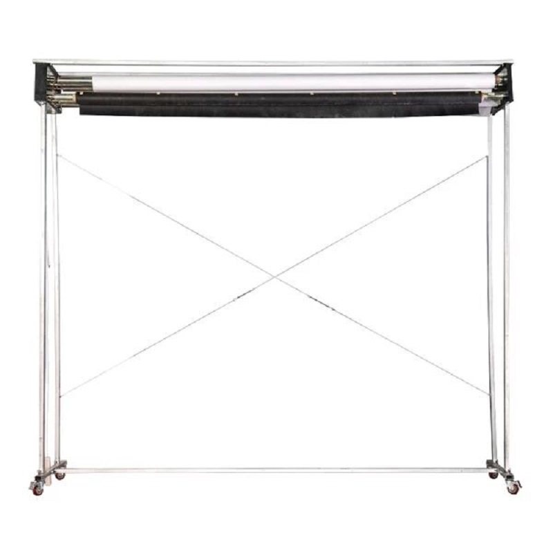 定制新款摄影道具移动电动轴龙门楼架影棚卷放轴升降机背景布架