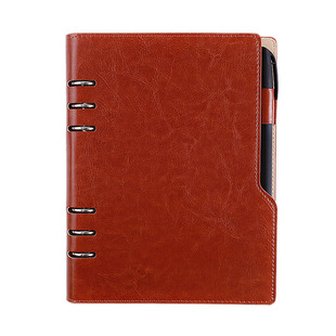 A5皮革活页本2022平安人寿保险管理日志VIP存折记事本客户档案本