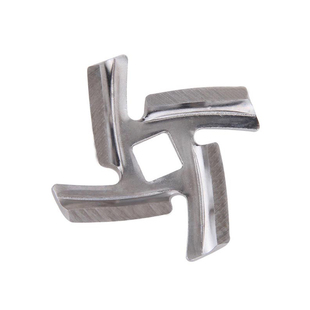 荣事达名健金正小熊通用电动绞肉机配件不锈钢扇形灌肠刀盘刀片