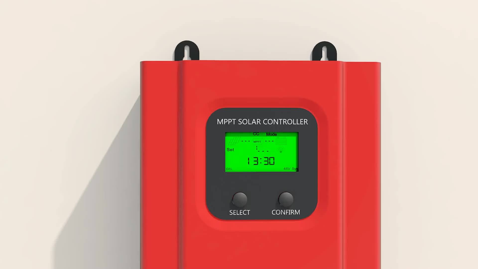 Esmart3 Mppt Solar Charge Controller Lcd Display With Rs485 Pc Software