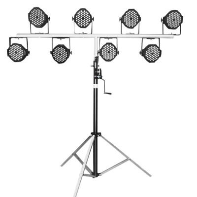 摇头灯架手摇灯光架舞台设备四脚