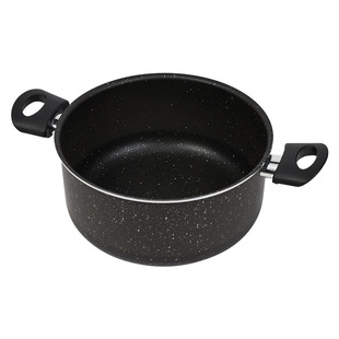 特价清仓SIRONI汤锅意大利不粘锅麦饭石双耳炖锅家用燃气灶汤奶锅