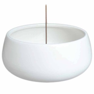 陶瓷香炉家用供奉白色瓷供佛香火供炉菩萨观音前上香插香碗小大号