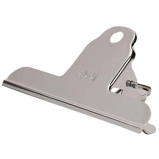 得力金属铁票据夹素描画板铁夹子山形圆形铁票夹长尾票夹办公用品固定金属票据夹9534/9525