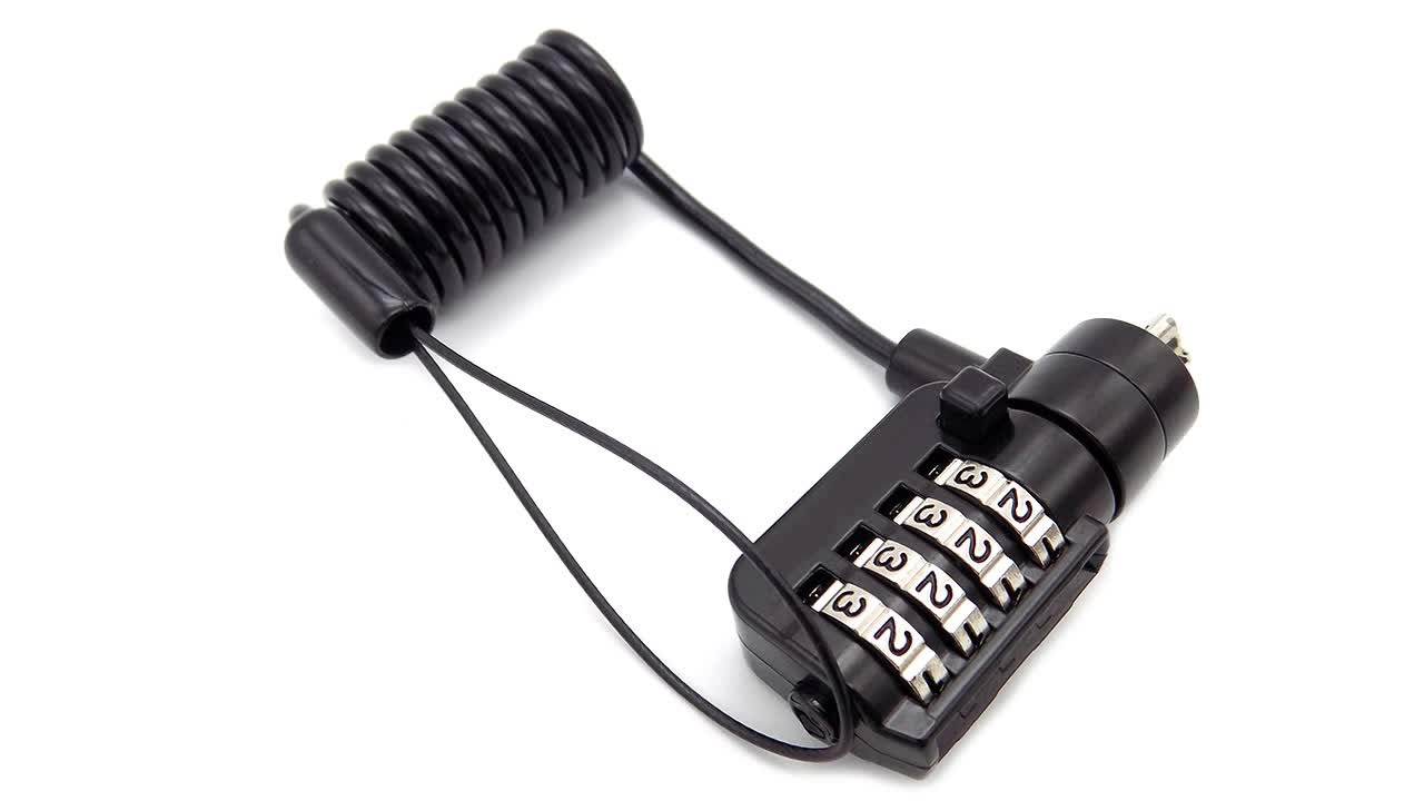 Hight Quality Notebook Cable Lock Security Lock Usb Laptop Lock With