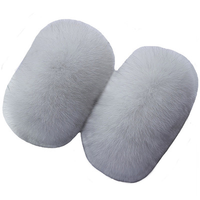 真毛袖口狐狸毛拍圈袖套手腕拍拍