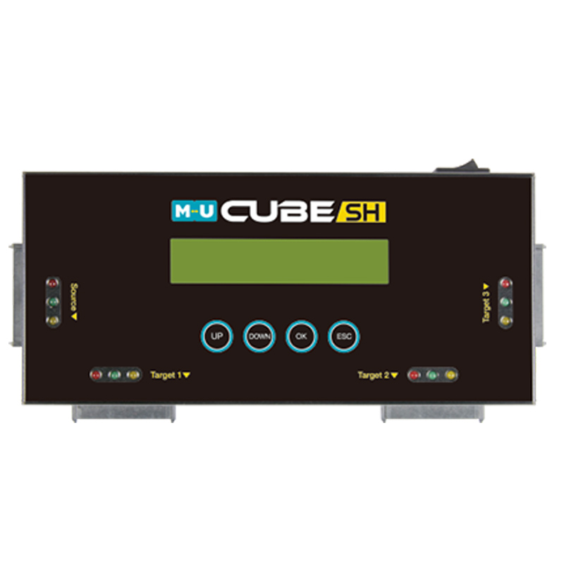 mu硬盘拷贝机1拖3快拷固态SSD或mSATA或M2脱机克隆视频硬盘对拷器