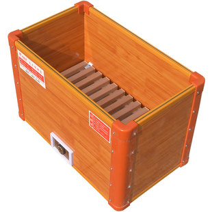 深桶实木暖脚器烤火炉取暖器家用烤脚神器烤火箱烤脚箱式电火桶8