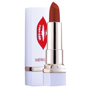 麦尔卡伦不沾杯口红 持久保湿滋润不脱色防水 口红南瓜色 豆沙色