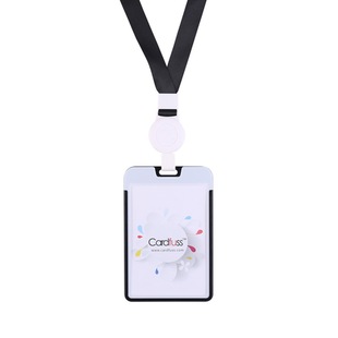 卡仕达抗干扰金属工作证卡套防消磁工作牌门禁卡工牌厂牌职务牌胸牌卡套配伸缩扣挂绳员工证公交卡校卡胸卡套