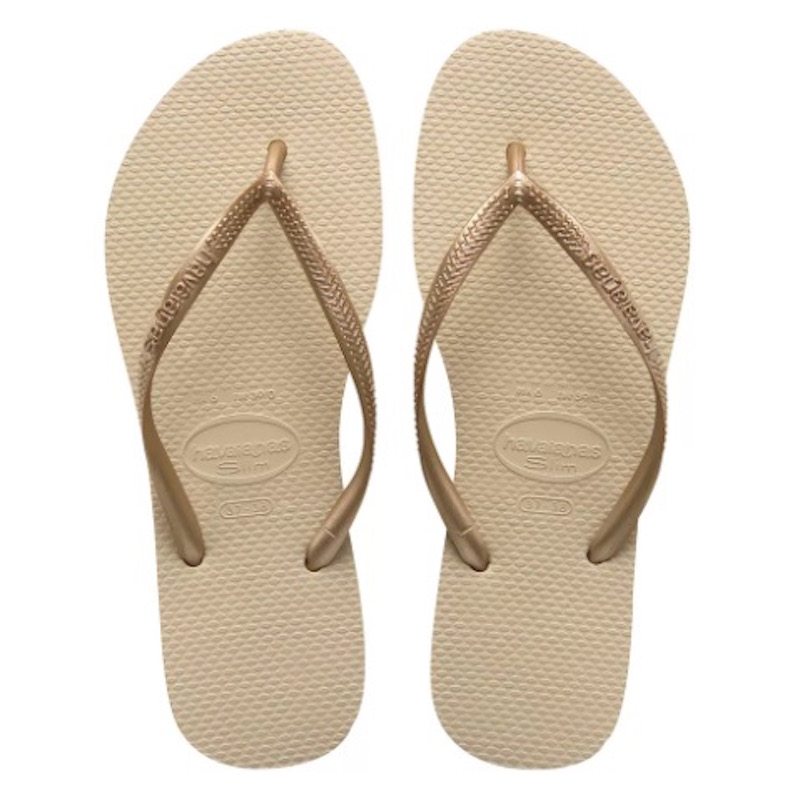 现货巴西 纯色 havaianas slim哈瓦那人字拖女士夹趾拖鞋