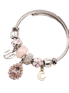 情侣纪念礼物猫咪鱼骨编制手链