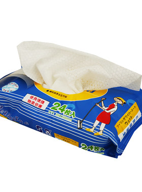 拖把静电除尘纸干巾吸尘纸抹布