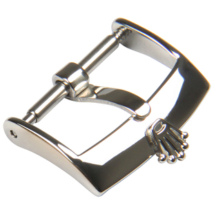 至尚名表配件不锈钢表扣劳力表带扣男女手表皮带针扣手表扣环18mm