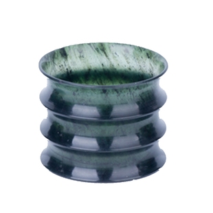 正品酒泉夜光杯敦煌特产 天然墨玉磁性竹节杯 水杯茶杯茶盏