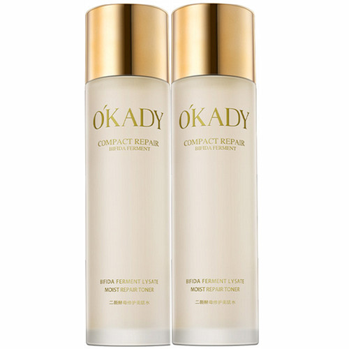 (2支)OKADY欧佩二裂酵母修护美肌水固体神仙爽肤水乳精华两件套装