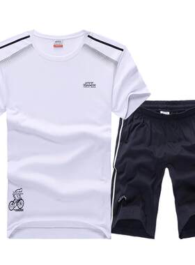 运动套装男夏季跑步服篮球背心