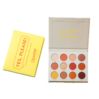 捡漏美国Colourpop卡乐泡泡眼影盘yes日落珠光哑光大地色give it