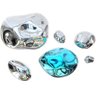 创意电镀石头墙面装饰客厅背景墙壁挂轻奢墙上挂饰遮丑遮挡墙挂件