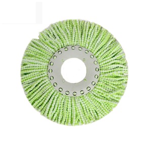 旋转拖把头替换布16cm拖布头配件加厚纤维清洁头家用适配博生包邮