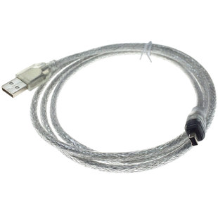 4针火线1394采集卡数据线usb转4pin转接线适用于索尼相机DV机连接