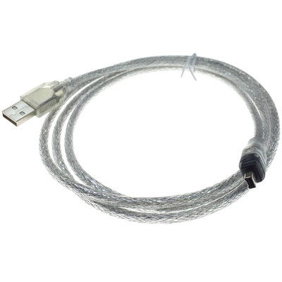 4针火线1394采集卡数据线usb转4pin转接线适用于索尼相机DV机连接