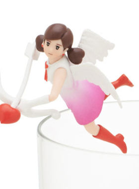 日本扭蛋杯子上的缘子小姐摆件