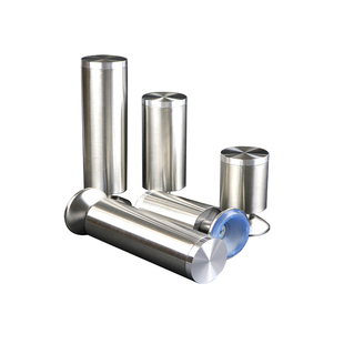 不绣钢玻璃桌脚茶几脚桌腿支撑脚垫家具五金KTV专用支柱 配铝饼