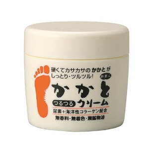 日本代购旅美人日本制足跟去角质滋润霜手肘变嫩膝盖光滑无矿物油