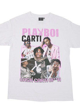 你的男孩 Playboi Carti Hiphop Vintage Tee 说唱嘻哈人像T恤11