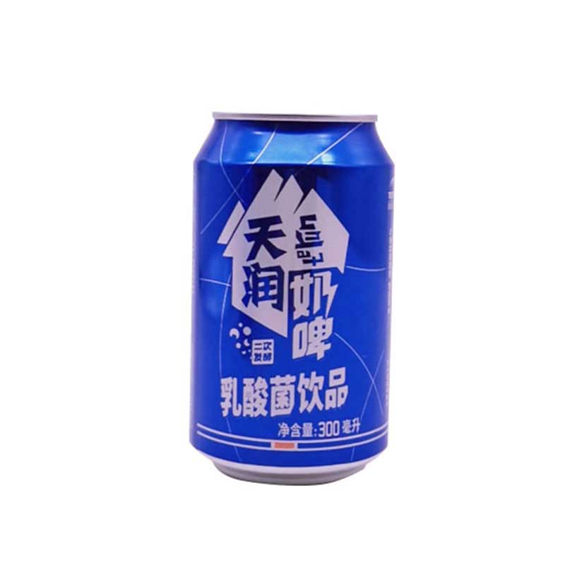 天润奶啤新疆特产酸奶含乳酸菌牛奶饮料 300ml*12罐整箱发酵饮料