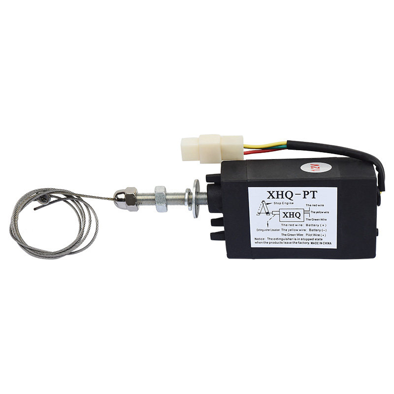 柴油发电机组断电拉熄火器电磁阀电子控制断油停车XHQ-PX12V/24V