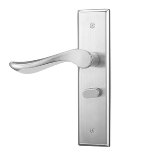 单舌门锁把手锁室内浴室阳台门锁头实木门家用房间净化工程彩钢板