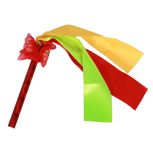 儿童体操早操花棍幼儿园器械操手持道具手摇铃铛助威加油道具