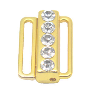 文胸前扣搭扣配件泳装内衣前排插扣对扣吊带调节扣纽扣服装辅料