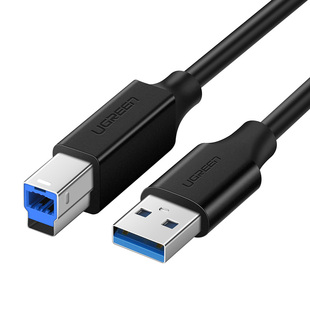 绿联USB3.0打印机数据线A公对B公方口蓝光光驱硬盘盒数据线连接线