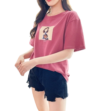 港风短袖纯棉女装2020年新款潮t恤1